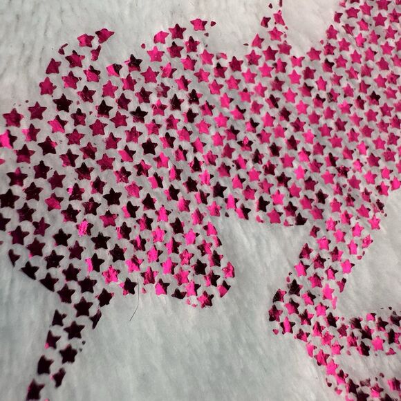 The Children's Place Pajamas Footed Fleece Size 5T Unicorn Sparkly Purple Pink - Picture 7 of 16